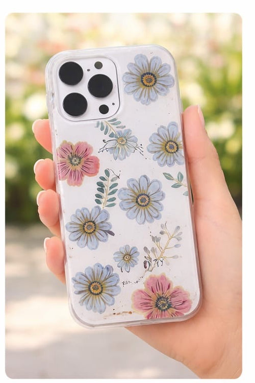 Luxury Daisy Flower Case for iPhone 16 Pro Max | Stylish Protective Back Cover