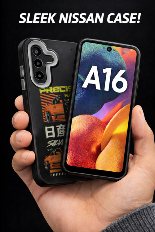 Nissan Silvia Racing Edition Back Cover for Samsung Galaxy A16 – Premium Shockproof Car Design Case