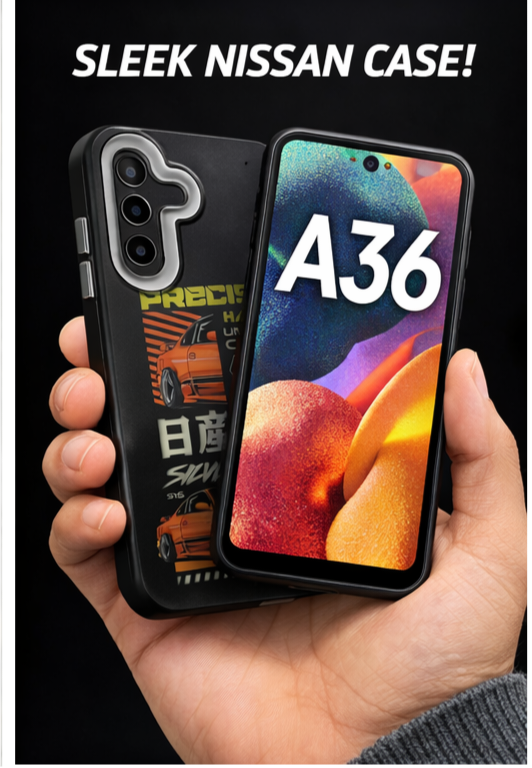 Nissan Silvia Racing Edition Back Cover for Samsung Galaxy A16 – Premium Shockproof Car Design Case